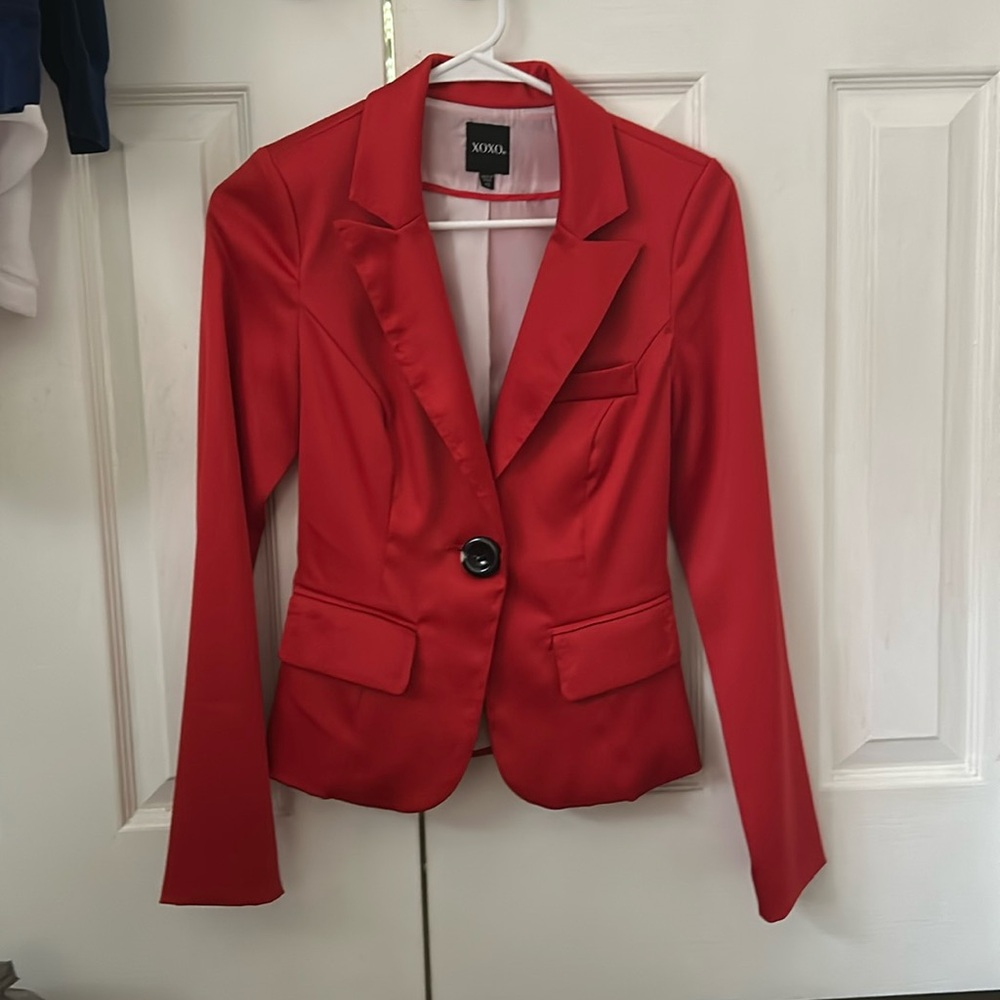 Red Blazer top ❤️🔥 XS (XOXO)